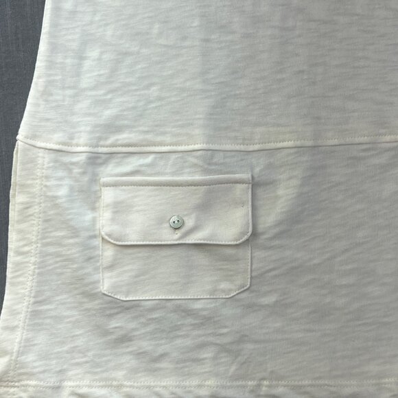 Soft Surroundings‎ Women Sleeveless Beige Tunic Tank Top Front Pocket Size Small - Picture 5 of 9